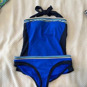 Boden Colorblock Santorini Tankini Top and bottoms Size 8